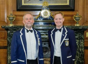 2 men in Putney Town RC blazers