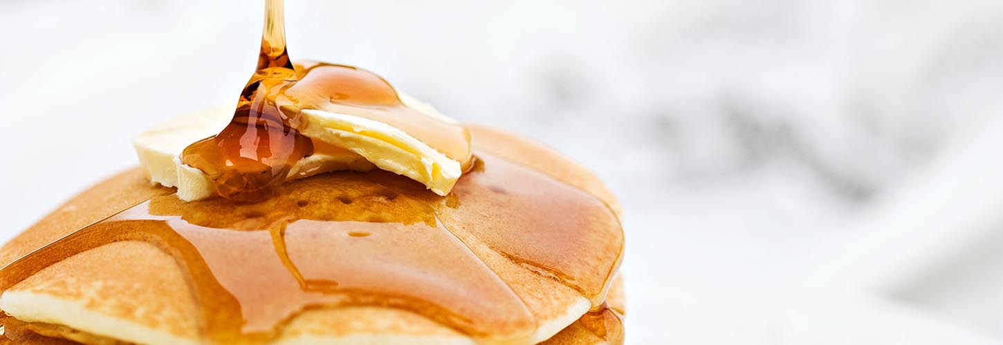 honey on pancakes