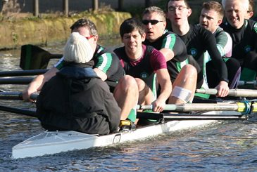 cox in winter motivating crew