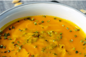 bowl of pumpkin soup