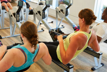Indoor rowers training