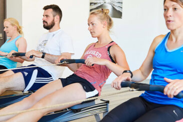 Indoor rowing class