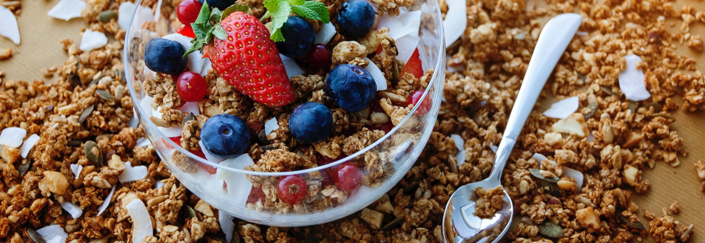 Granola with fruit