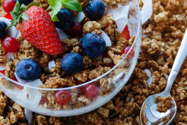 Granola with fruit