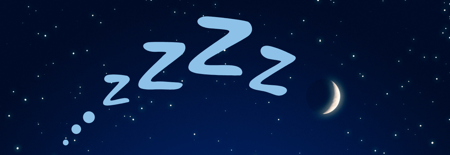 ZZZZ with night sky background