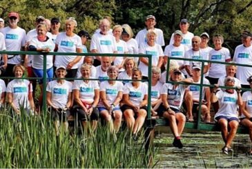 group of people in matching t-shirts