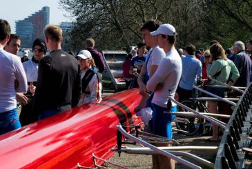 crews waiting to boat at Tideway Head