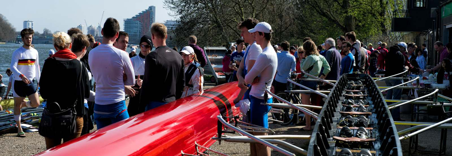 crews waiting to boat at Tideway Head