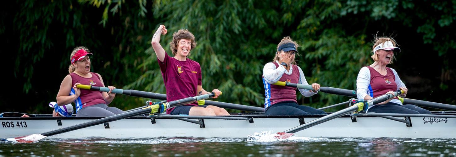 women's crew celebrating