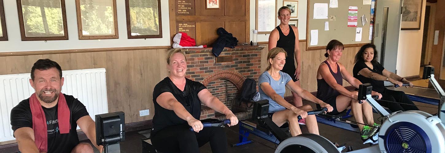 Indoor rowing classes at Kingston RC