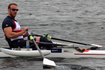 male para-rower