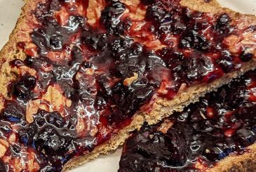 peanut butter and jam on toast: one of 4 good eating habits