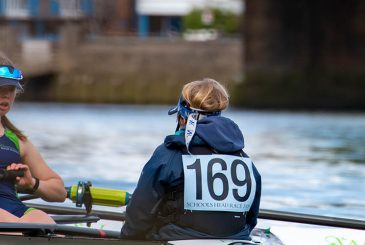 cox and stern pair on Tideway