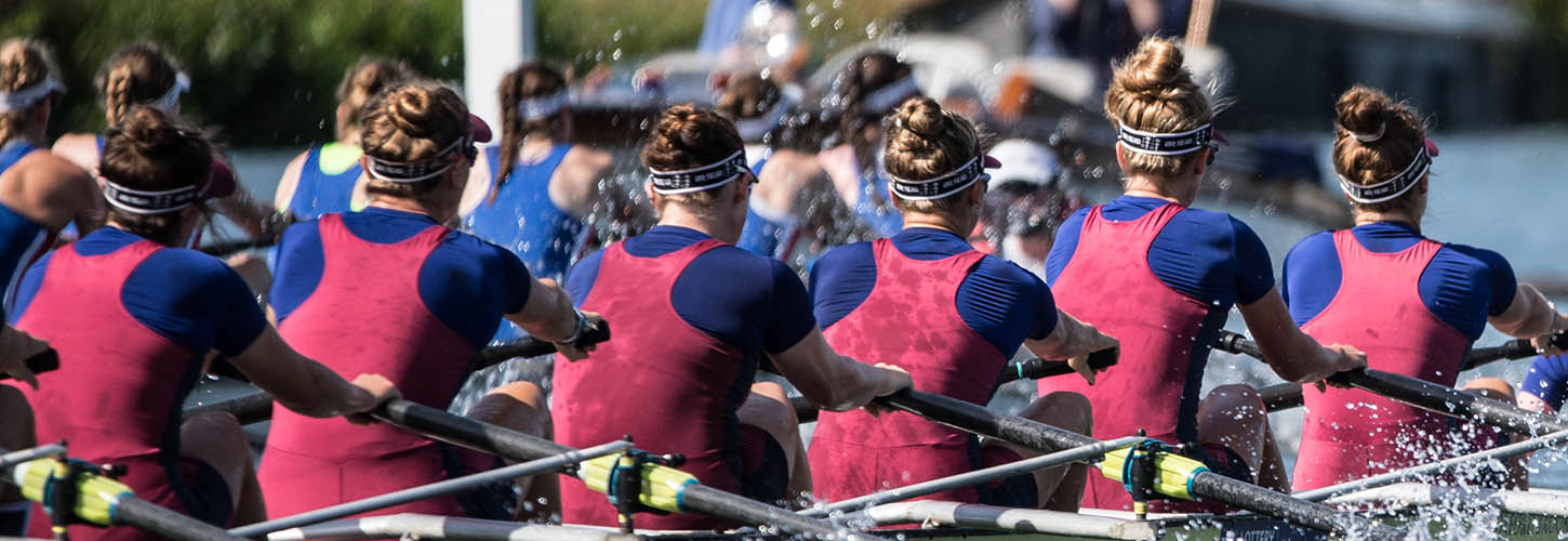 women's eights racing