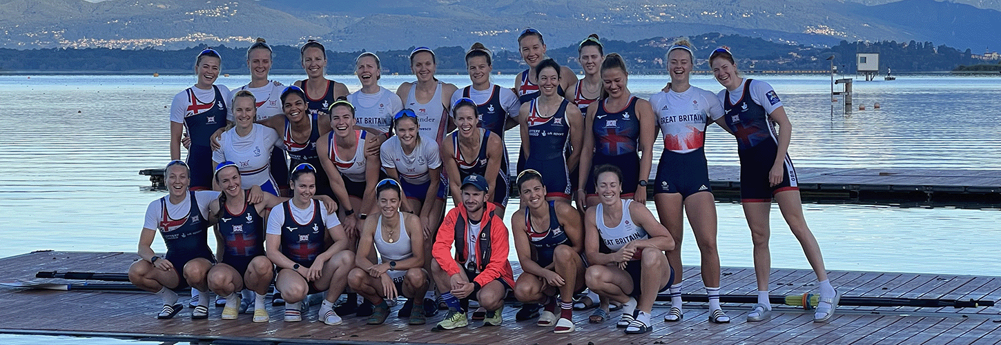 GB Rowing Team female athletes