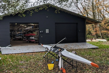 Yare BC's new boatshed