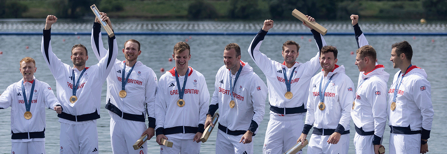 Olympic Champions GB M8+ at Paris 2024
