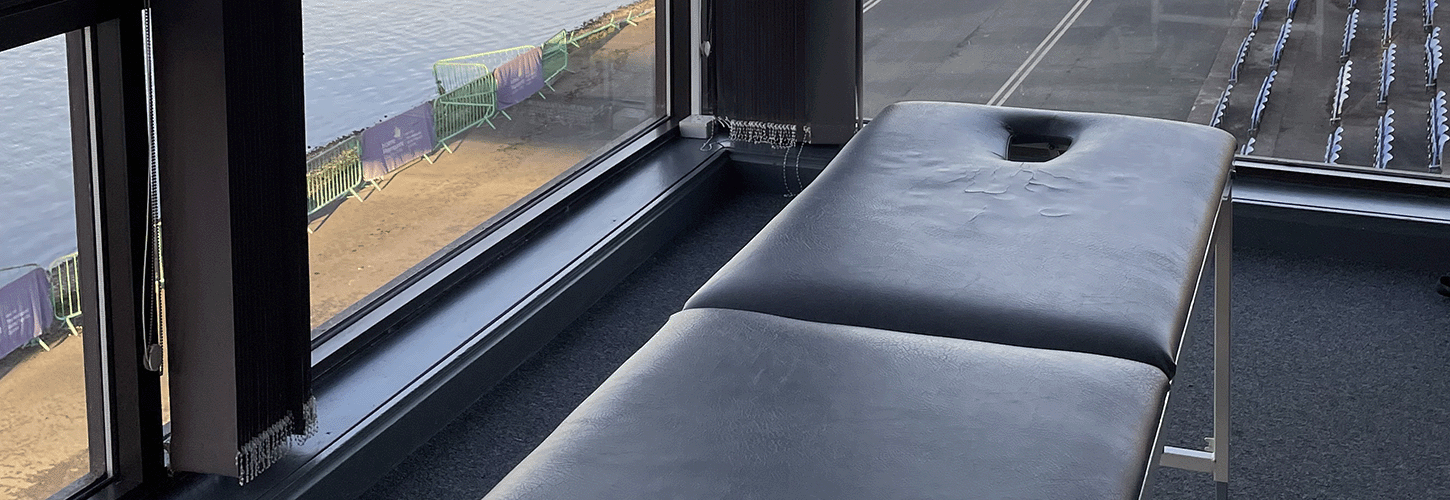 Physio table for managing injuries